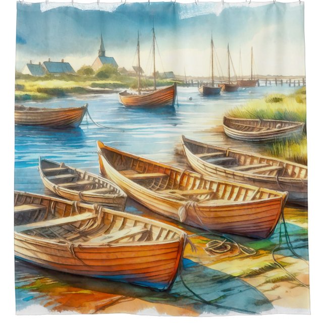 Rideaux De Douche Repos Estuary (Devant)