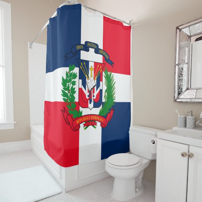 Rideaux De Douche République dominicaine (En situation)