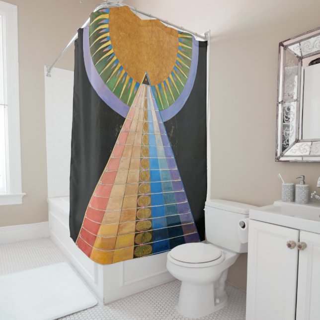 Rideaux De Douche Retable, Groupe X, No.1 par Hilma af Klint (En situation)