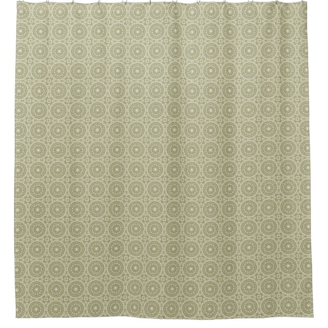 Rideaux De Douche Rétro arrière - plan coloré 6 de motif (Devant)