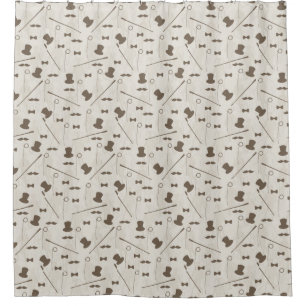 Rideaux De Douche Rétro motif pour l'homme 2
