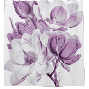 Rideaux De Douche Rêve de pourpre de magnolia