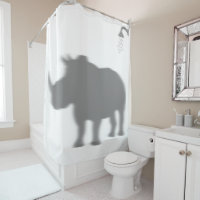 Rhinoceros Silhouette ombre derrière