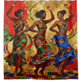 Rideaux De Douche Rhythms in Colour – Black History Celebration