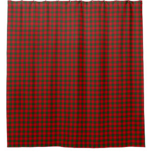 Rideaux De Douche Robertson tartson rouge vert plaid