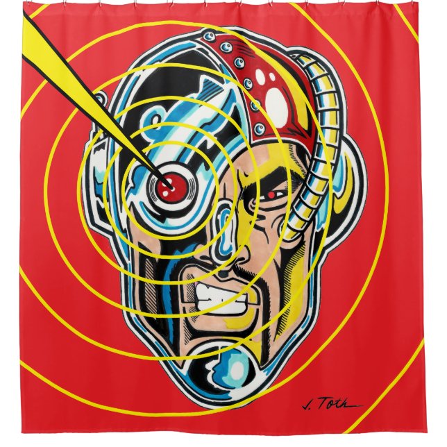 Rideaux De Douche RoboStud™ (Devant)