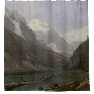Rideaux De Douche Rockies Canada Lake Louise   Albert Bierstadt