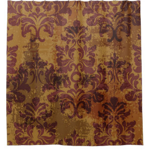 Rideaux De Douche Rococo baroque sans couture motif
