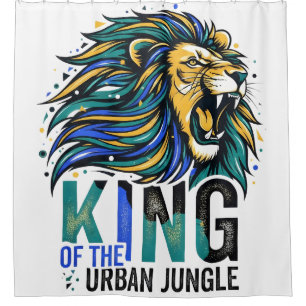 Rideaux De Douche Roi de la jungle urbaine