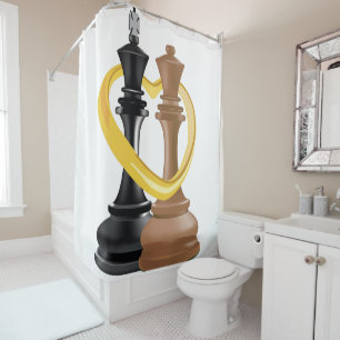 Rideaux De Douche Roi et Reine