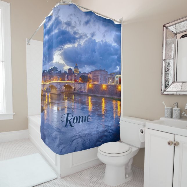 Rideaux De Douche Rome Italie Belle (En situation)