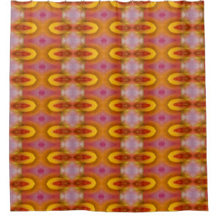 Rideaux De Douche Rose de la paix Ikat 7