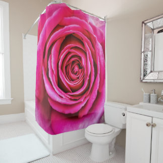 Rideaux De Douche Rose de roses indien