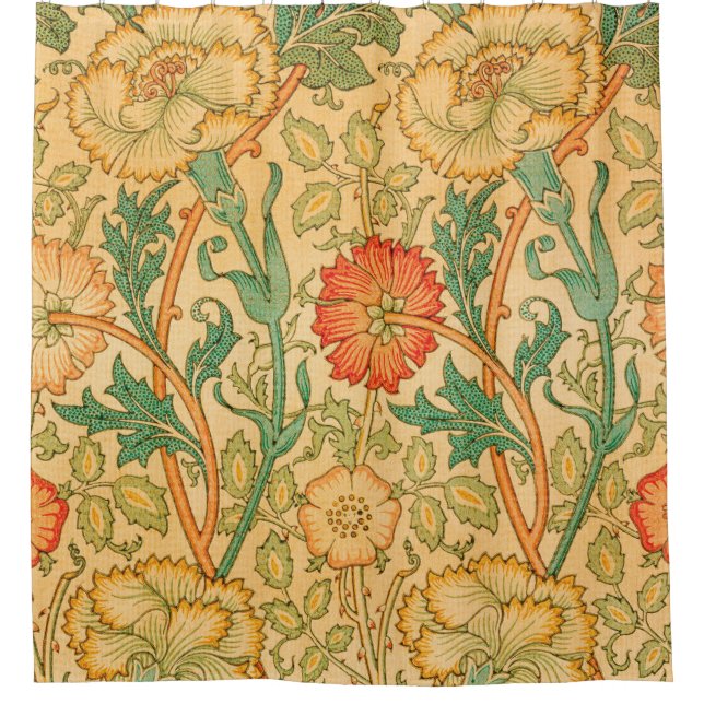 Rideaux De Douche Rose et Rose par William Morris (Devant)