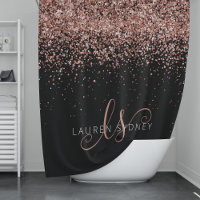 Rose Gold Blush Pink Parties scintillant Glam Nom