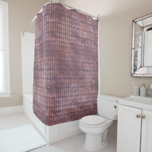 Rideaux De Douche Rose Gold Glamour et Lavande Art Déco
