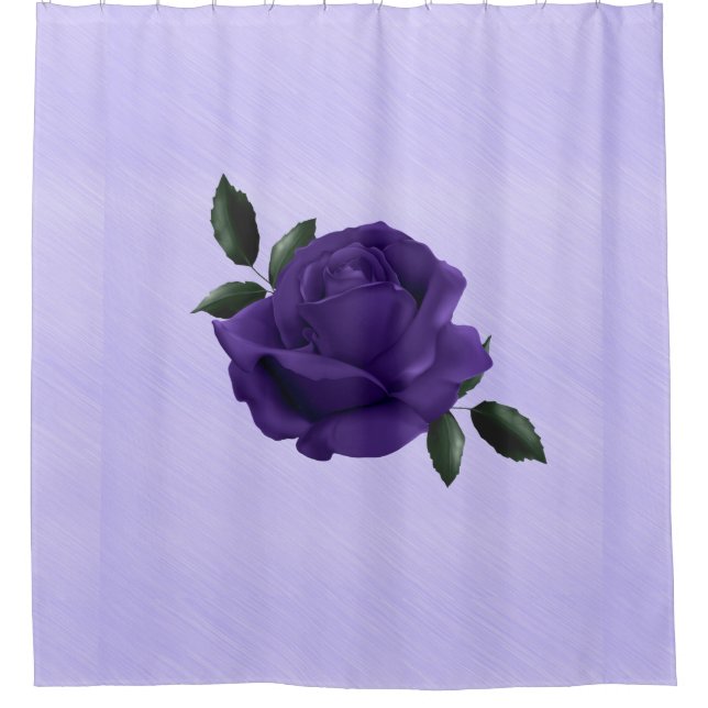 Rideaux De Douche Rose pourpre (Devant)