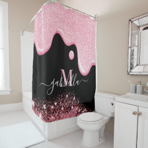 Rideaux De Douche Rose Slime