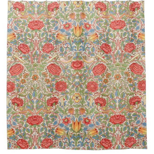 Rideaux De Douche "Rose" William Morris (Devant)