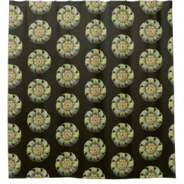 Rideaux De Douche Rosette architecturale antique n° 1