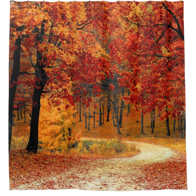 Rideaux De Douche Route d'automne (Devant)