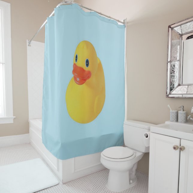 Rideaux De Douche Rubber Ducky (En situation)