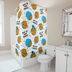 Rideaux De Douche Rue Sésame Monstre de cookies hors de ce monde