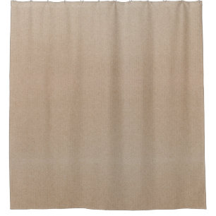 Rideaux De Douche Rustique Kraft papier blanc Modèle personnalisé