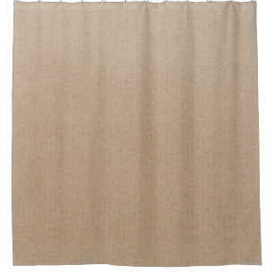 Rideaux De Douche Rustique Kraft papier blanc Modèle personnalisé