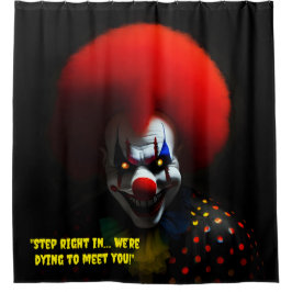 Rideaux De Douche Sac d'effroi Clown déplaisant