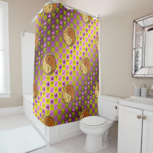 Rideaux De Douche Sagittaire & Singe de Bois