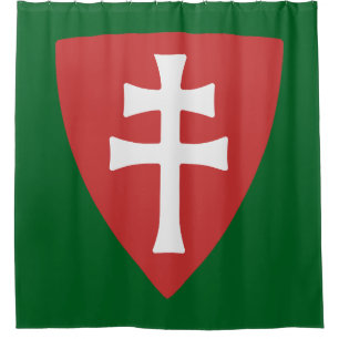 Rideaux De Douche saint stephen croix hongroise symbole hongrie roi