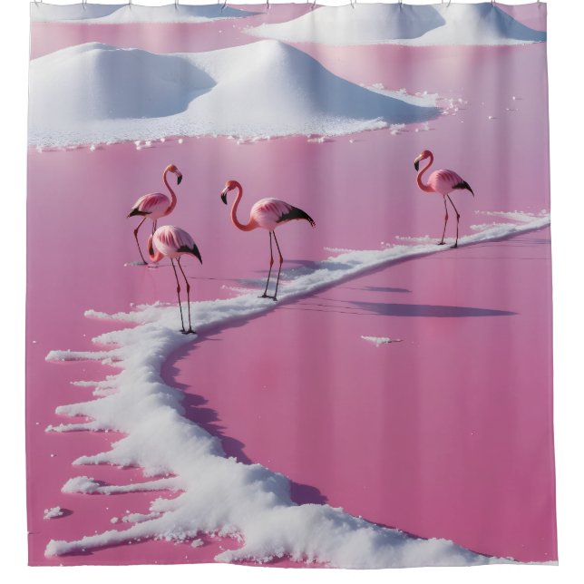 Rideaux De Douche Salines roses en bonaire (Devant)
