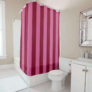 Rideaux De Douche Salsa Flamingo Rayure Rose