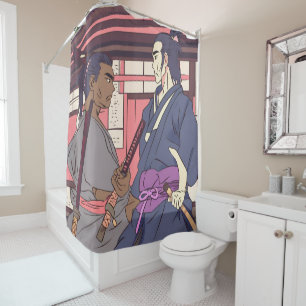 Rideaux De Douche samouraï