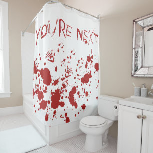 Rideaux De Douche Sang trempé main sanglante Imprimer Halloween
