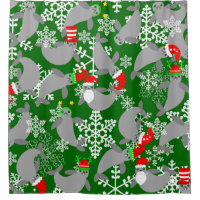 santa claus noël manat vert