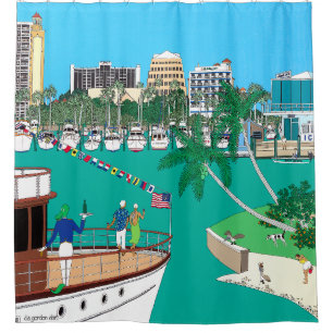 Rideaux De Douche Sarasota Floride bord de baie