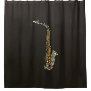 Rideaux De Douche Saxophone