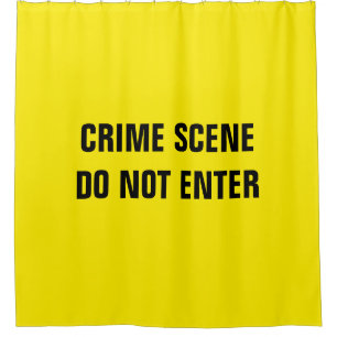 Rideaux De Douche Scène criminelle