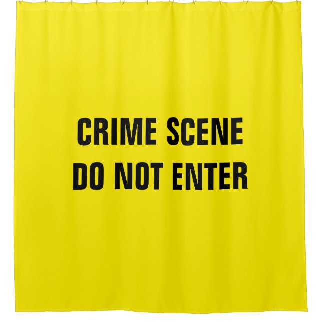 Rideaux De Douche Scène criminelle (Devant)