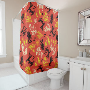Rideaux De Douche Scooby-Doo   Ruh Roh Run Scoob ! Motif