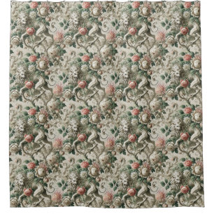 Rideaux De Douche Sentinelle Bloombound - Design Floral Gothique