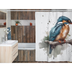 Rideaux De Douche Sérénité du martin-pêcheur