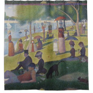 Rideaux De Douche Seurat dimanche La Grande Jatte Beaux-Arts