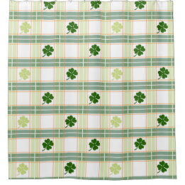 Rideaux De Douche Shamrock irlandais
