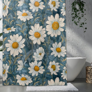 Rideaux De Douche Shasta Daisy Art Nouveau