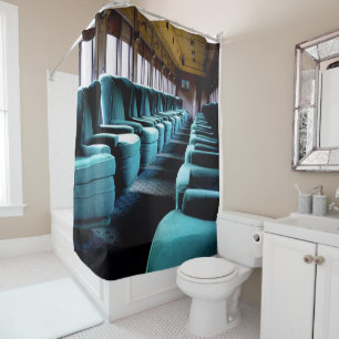 Rideaux De Douche Sièges Turquoise