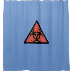 Rideaux De Douche Signal biologique rouge