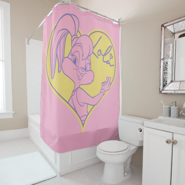 Rideaux De Douche Signature Lola Heart (En situation)